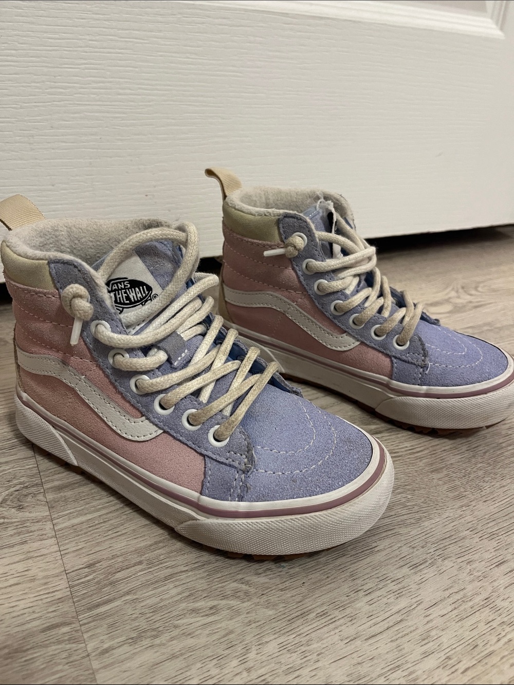 Vans Kids' Sk8-Hi Pastel High-Top Sneakers - Pink & Lavender sz youth 12